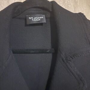 St John Caviar Black Knits